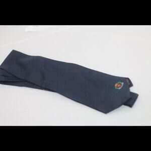 Tie American traditions made in U.S.A. Dark blue thiner 100% silk
